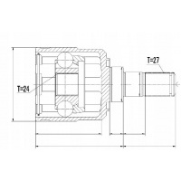 Шрус внутренний kia 495002s300