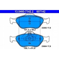 ate 13.0460 - 7142.2 колодки тормозной