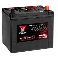 аккумулятор yuasa ybx3005 12v 60ah 500a яп п