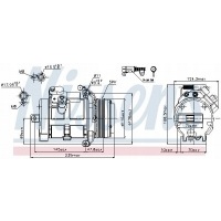 nissens 89077 компрессор кондиционера