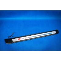 Накладка порога с подсветкой audi rs7 4g8947406b