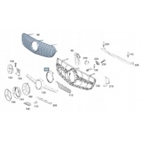Рамка накладка эмблемы кзс x253 15 - a2538885700