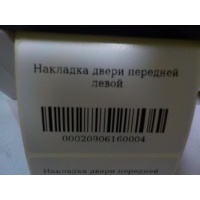 Накладка двери передней левой Volkswagen Touareg 2010-2018 7P6854939G9B9