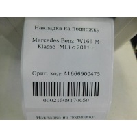 Накладка на порог правая Mercedes Benz GLC-Class X253 2015- A1666900475