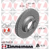 zimmermann 460.1560.20 диск тормозной