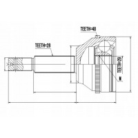 шрус внешний форд transit 2.2tdci 06 -
