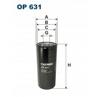 фильтр масляный filtron op631