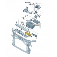 Aso впуска воздушный volkswagen skoda seat audi 5qa129621