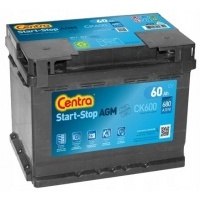 аккумулятор центры старт стоп ck600 60ah 680a п