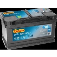 аккумулятор центры 75ah / 730a 12v п система старт