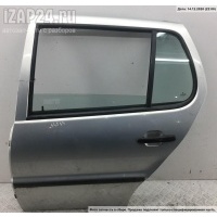 Стекло двери задней левой Volkswagen Polo (1999-2001) 2000 6N4845025A