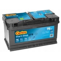аккумулятор центры старт стоп cl752 75ah 730a п