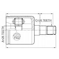 Шрус wewnęrzny volvo c30 / c70 2.4i / d d5 2.5i 5t