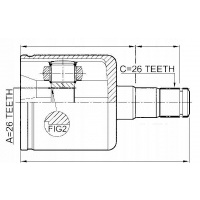 Шрус внутренний volvo s40 / v50 2.5i t5 04 -