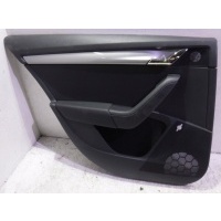 Обшивка (дверная карта) двери задней левой Skoda Octavia 3 5E 2012- 5E5867211