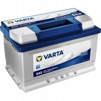 аккумулятор varta blue e43 12v 72ah 680a