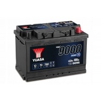 Аккумулятор 70ah / 760a agm yuasa ybx9096 audi a4 b8
