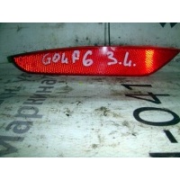 Отражатель бампера Golf 6 (09-12) зад L б\у