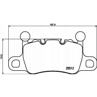 brembo п 65 038 колодки тормозной
