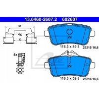Колодки ham.tyl мерседес gle w166 15 -