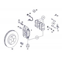 Тормозные колодки передние Mercedes-Benz G 2015 – 2017 рестайлинг 2021 A0064207720