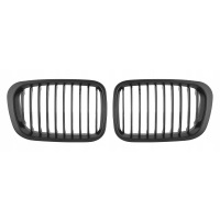 Решетка почки чёрный мат bmw 3 e46 98 - 01 седан