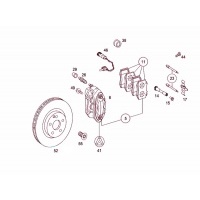 Тормозные колодки передние Mercedes-Benz G 2015 – 2017 рестайлинг 2021 A0064207720