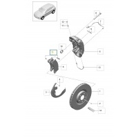 Тормозные колодки передние PORSCHE Cayenne 2010 – 2014 958 2021 97035194906