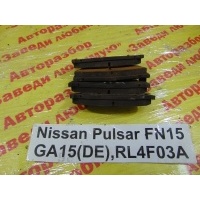 Колодки тормозные Nissan Pulsar FN15 1996 AY040NS021