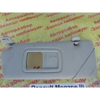 Козырек солнцезащитный лев. Renault Megane III KZ0C 2009 964010028R
