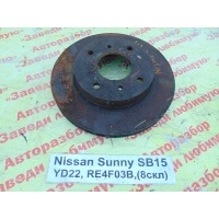 Диск тормозной Nissan Sunny SB15 2000. 402064M401