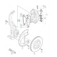 Тормозные колодки передние AUDI A7 2018 II 2021 4K0698151