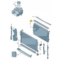5q0121345g уплотнитель audi a3 volkswagen гольф 7 oe