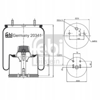 1x меха подвески febi bilstein