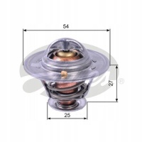 термостат гейтс opel: movano f9 , u9 , e9 , j9 , h9