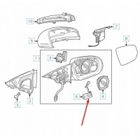 Освещение лампочка зеркало мерседес w247 w253