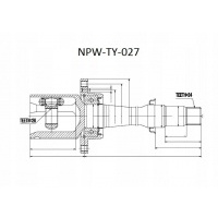 шрус внутренний правая toyota camry acv30 2001 - 2006