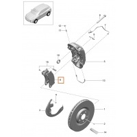 Тормозные колодки передние PORSCHE Macan 2014 2021 9A769815100