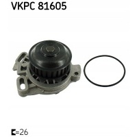 vkpc 81605 skf - насос радиатора audi , volkswagen