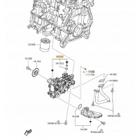 Насос масляный mazda 3 6 cx5 2.2diesel 2012 - oe