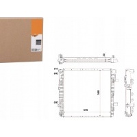 радиатор мерседес vario 612 d 668.331 . 668.