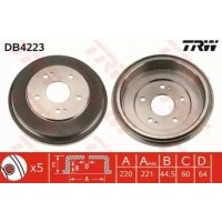Trw db4223 барабан колодок . honda cr - v 97 - 02