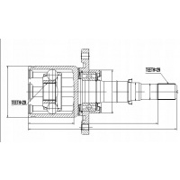 nissan 391001189r qashqai 4wd шрус салонная . правая