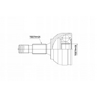 шрус внешний peugeot 3008 1.6 2.0hdi 09 -