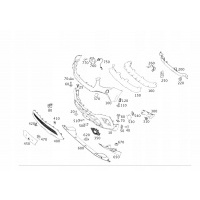 Oryginalny бампер передняя мерседес x класса x470