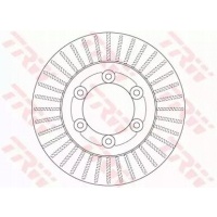trw df6487 диск колодок . mazda b - seria 96 -