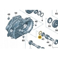 * новый комплект шайб regulacyjnych volkswagen oe