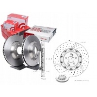 комплект дисков колодок [brembo]