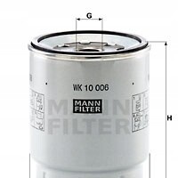 wk10006z mannn - filter - фильтр топлива / renault