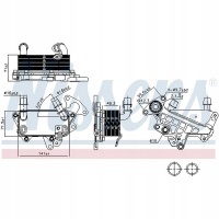 Радиатор масляный nissens vw: passat 3c5 , 3c2
